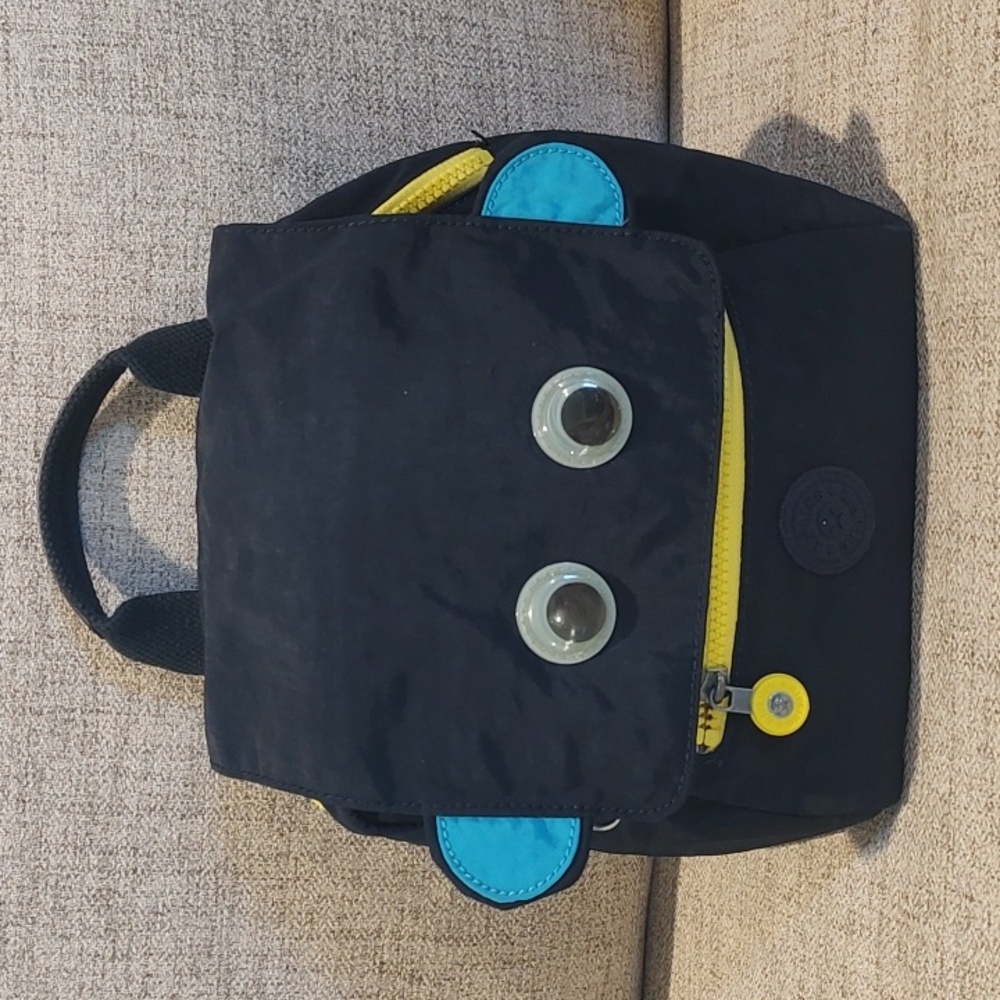 Kipling Spark Googly Eyes Lunchbox Blue Used